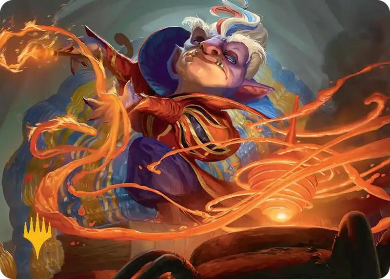 Goblin Glasswright Art Card (Gold-Stamped Planeswalker Symbol) (13) [Secrets of Strixhaven Art Series]