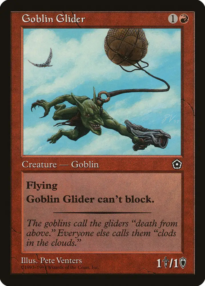 Goblin Glider [Portal Second Age] - MTG Single