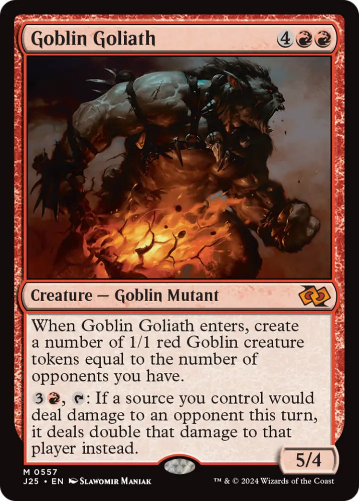 Goblin Goliath [Foundations Jumpstart] - MTG Single