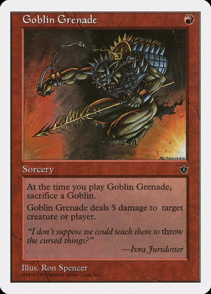 Goblin Grenade [Anthologies] - MTG Single
