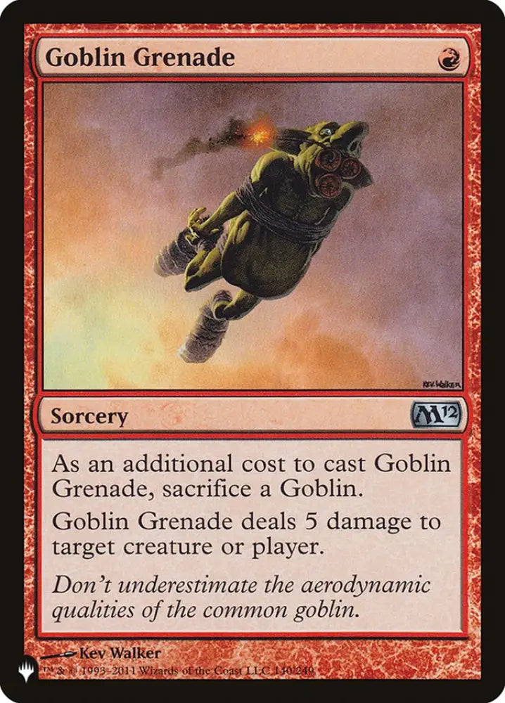 Goblin Grenade [The List] - MTG Single