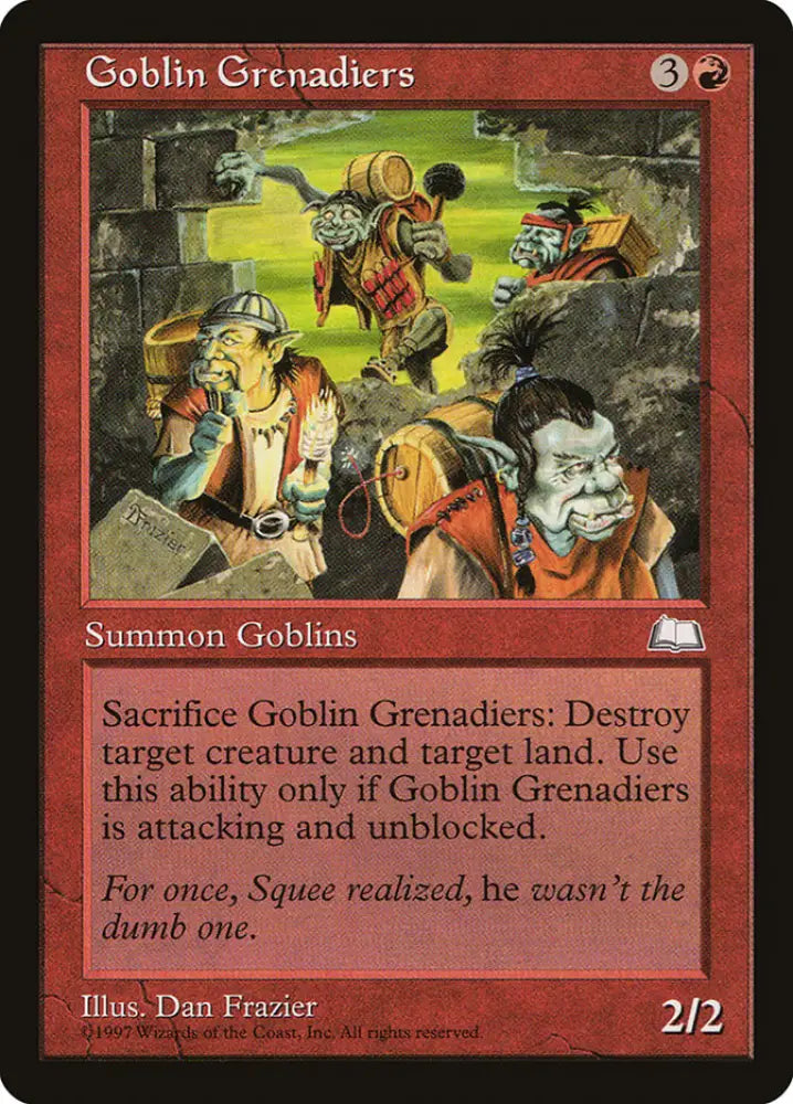 Goblin Grenadiers [Weatherlight] - MTG Single