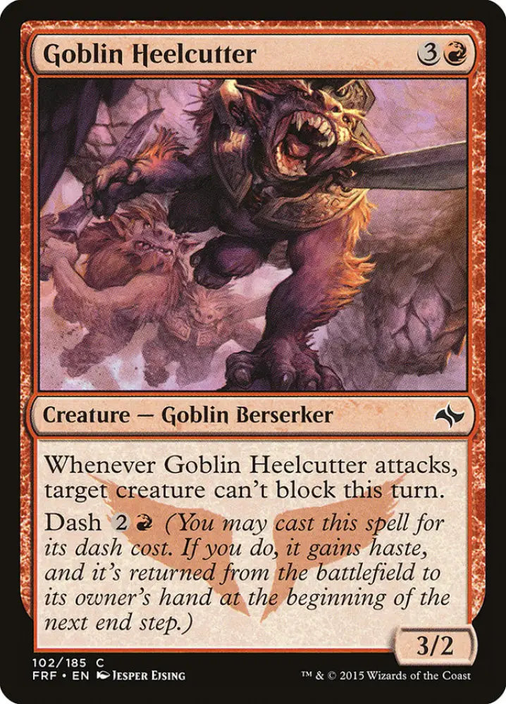 Goblin Heelcutter [Fate Reforged] - MTG Single