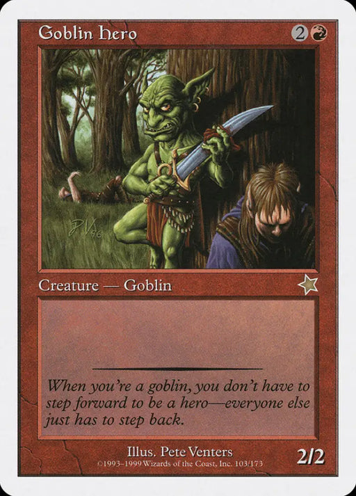 Goblin Hero [Starter 1999] - MTG Single