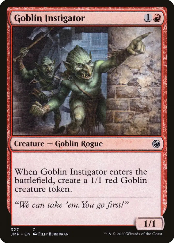 Goblin Instigator [Jumpstart] - MTG Single