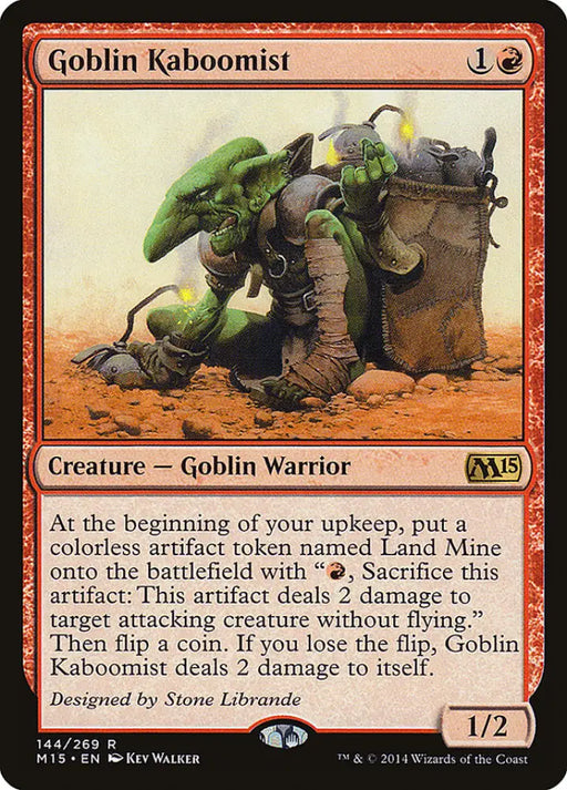 Goblin Kaboomist [Magic 2015] - MTG Single