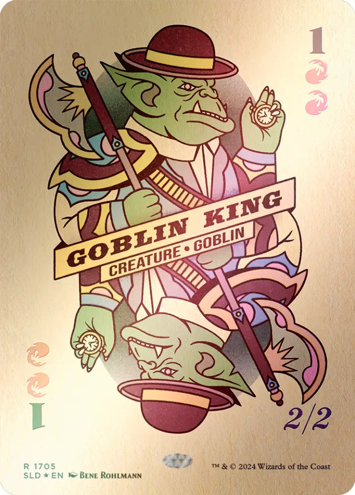 Goblin King (1705) (Rainbow Foil) [Secret Lair Drop Series] - MTG Single