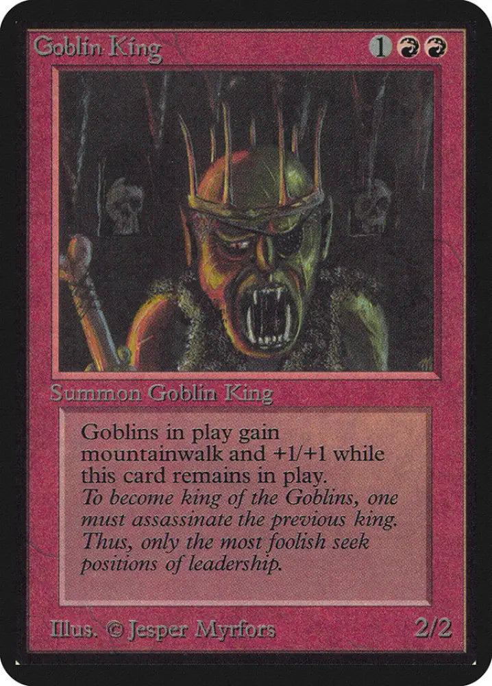 Goblin King [Alpha Edition] - MTG Single