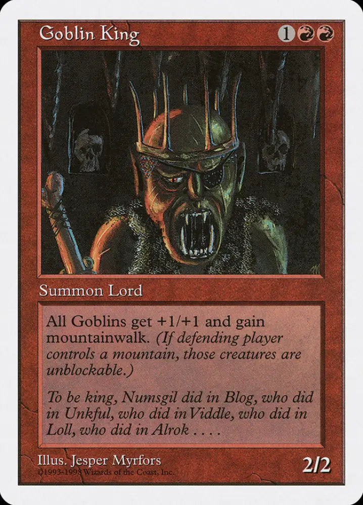 Goblin King [Anthologies] - MTG Single