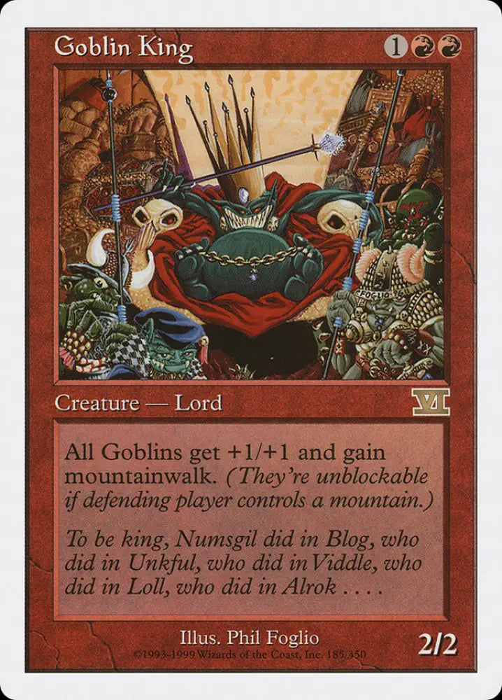 Goblin King [Classic Sixth Edition] - MTG Single