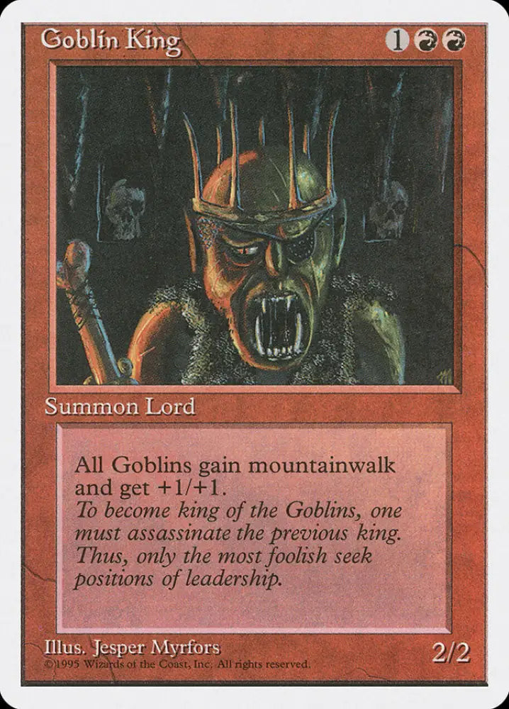 Goblin King [Fourth Edition] - MTG Single