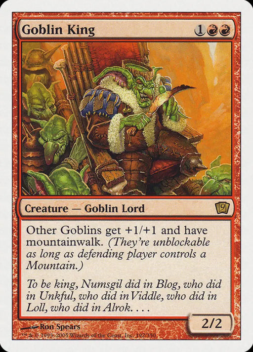 Goblin King [Ninth Edition] - MTG Single