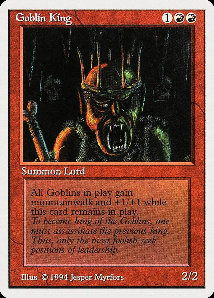 Goblin King [Summer Magic / Edgar] - MTG Single