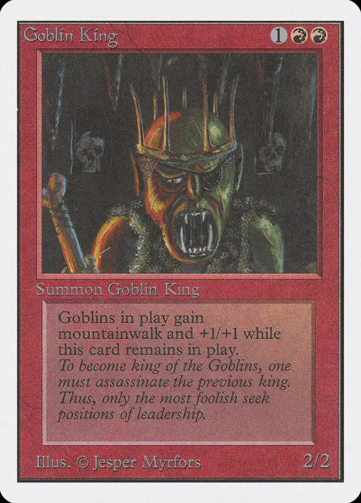 Goblin King [Unlimited Edition] - MTG Single