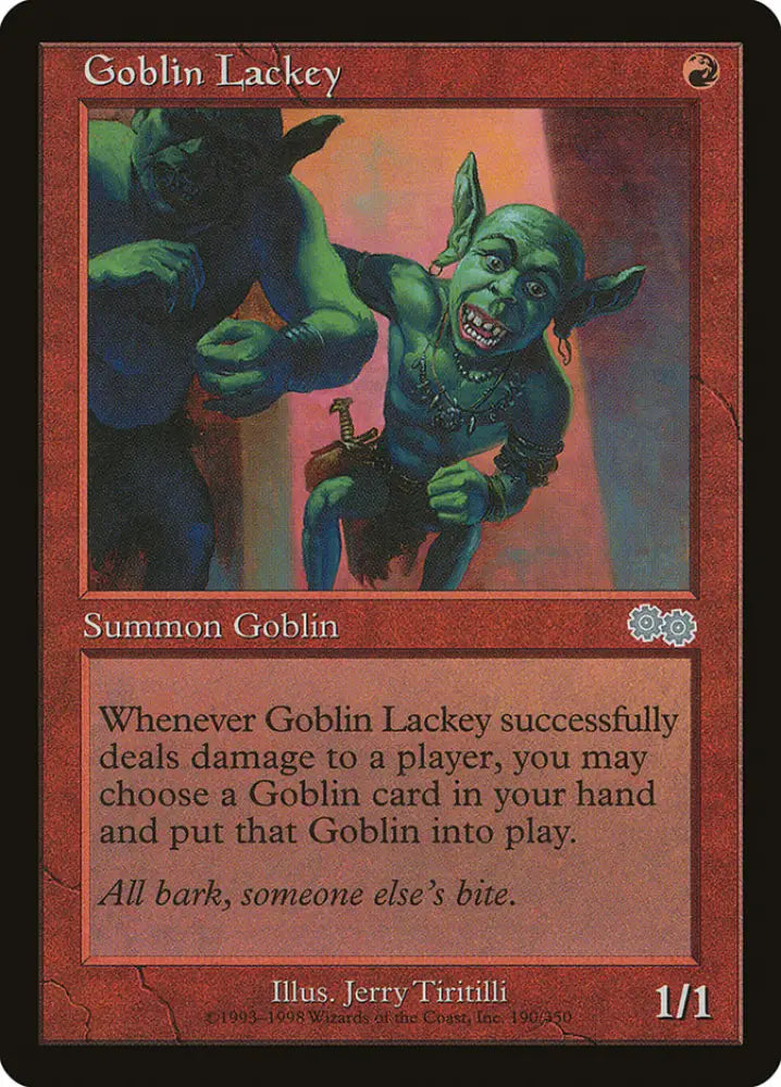 Goblin Lackey [Urza’s Saga] - MTG Single
