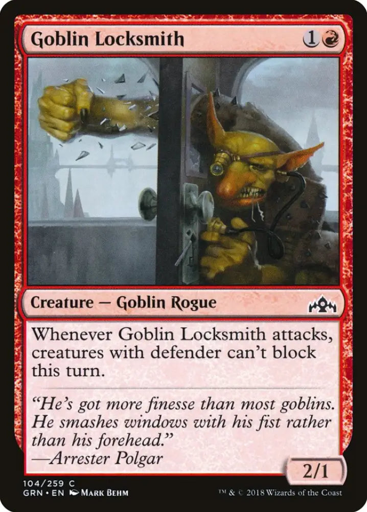 Goblin Locksmith [Guilds of Ravnica] - MTG Single