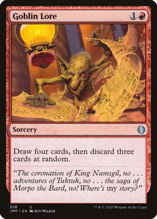 Goblin Lore [Jumpstart] - MTG Single