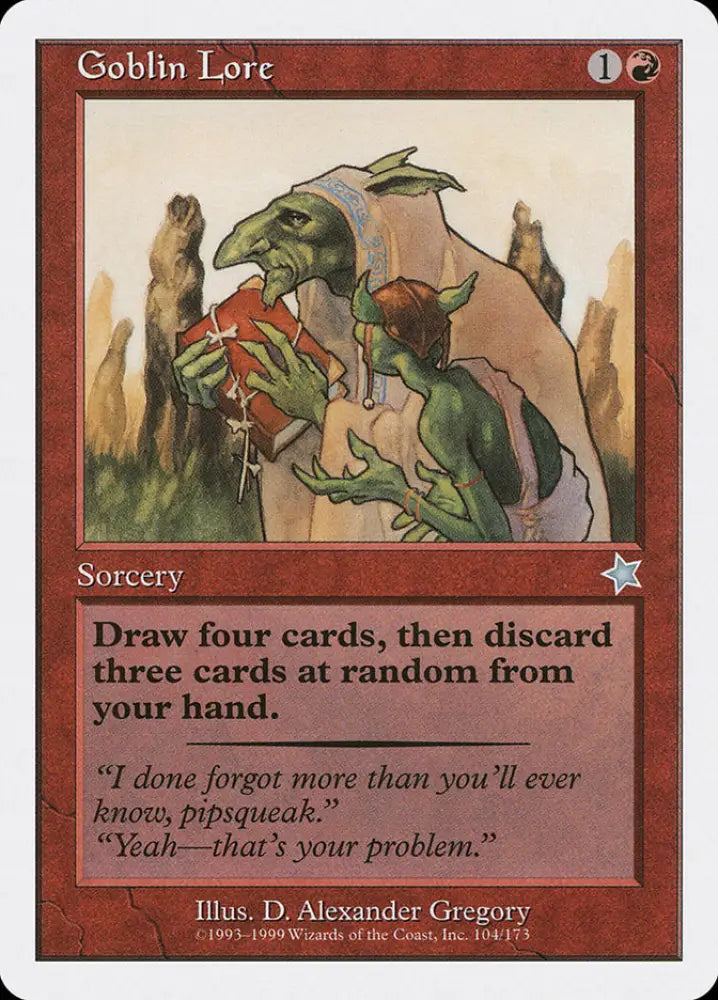 Goblin Lore [Starter 1999] - MTG Single