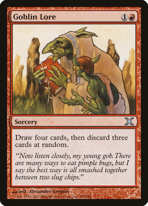 Goblin Lore [Tenth Edition] - MTG Single