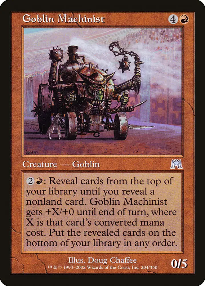 Goblin Machinist [Onslaught] - MTG Single