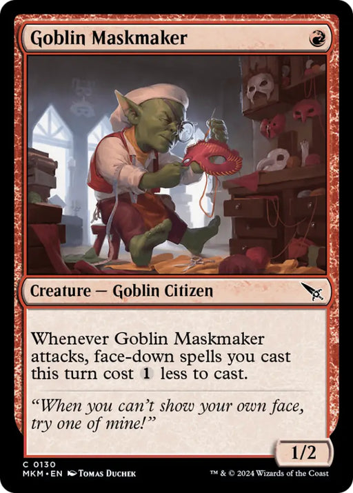 Goblin Maskmaker [Murders at Karlov Manor] - MTG Single