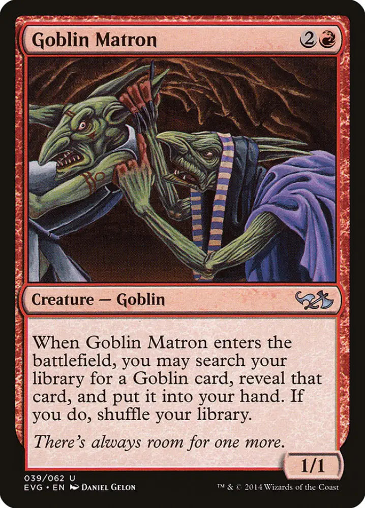 Goblin Matron (Elves vs. Goblins) [Duel Decks Anthology] - MTG Single