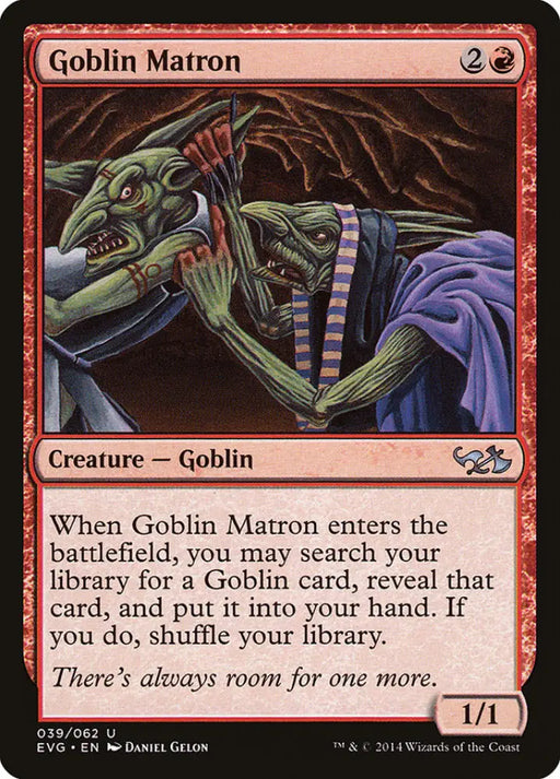 Goblin Matron (Elves vs. Goblins) [Duel Decks Anthology] - MTG Single