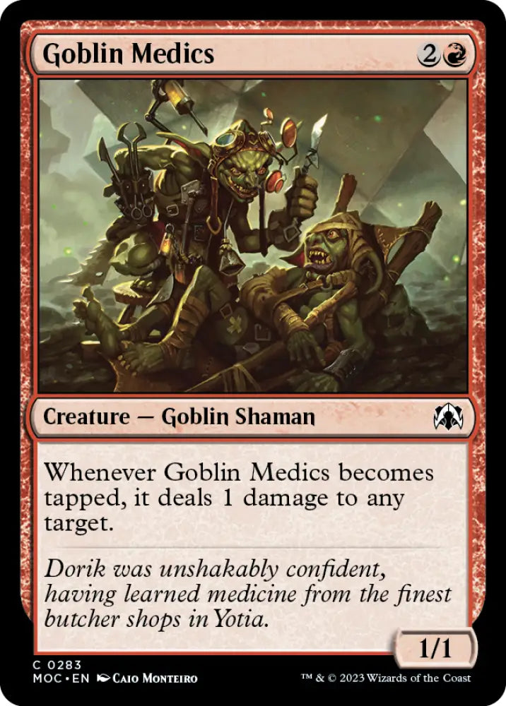 Goblin Medics [March of the Machine Commander] - MTG Single