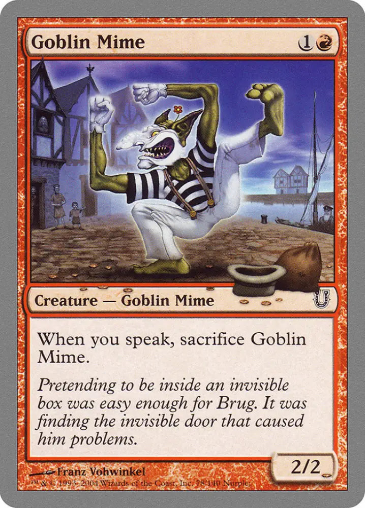 Goblin Mime [Unhinged] - MTG Single