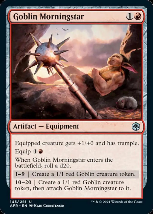 Goblin Morningstar [Dungeons & Dragons: Adventures in the Forgotten Realms] - MTG Single