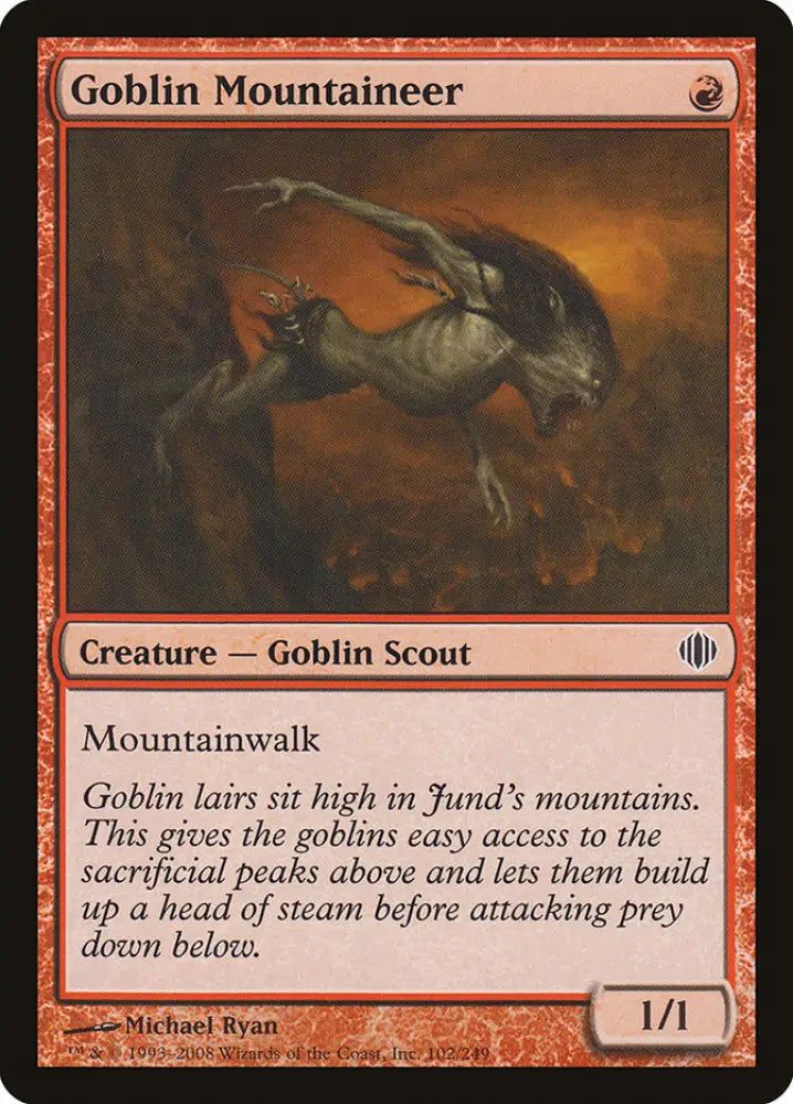 Goblin Mountaineer [Shards of Alara] - MTG Single