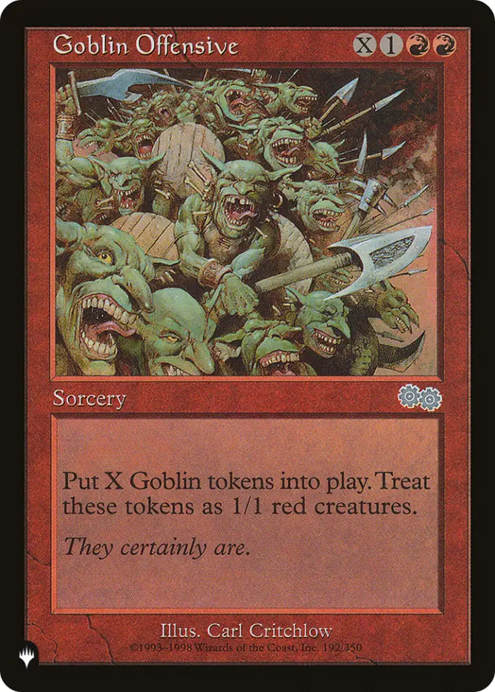Goblin Offensive [The List] - MTG Single