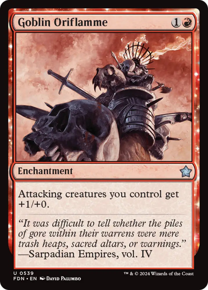 Goblin Oriflamme [Foundations] - MTG Single