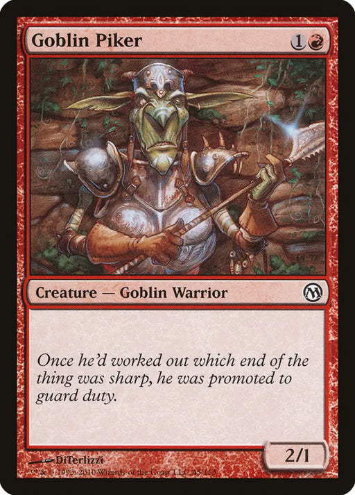 Goblin Piker [Duels of the Planeswalkers] - MTG Single
