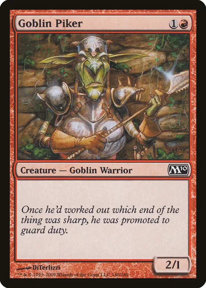 Goblin Piker [Magic 2010] - MTG Single