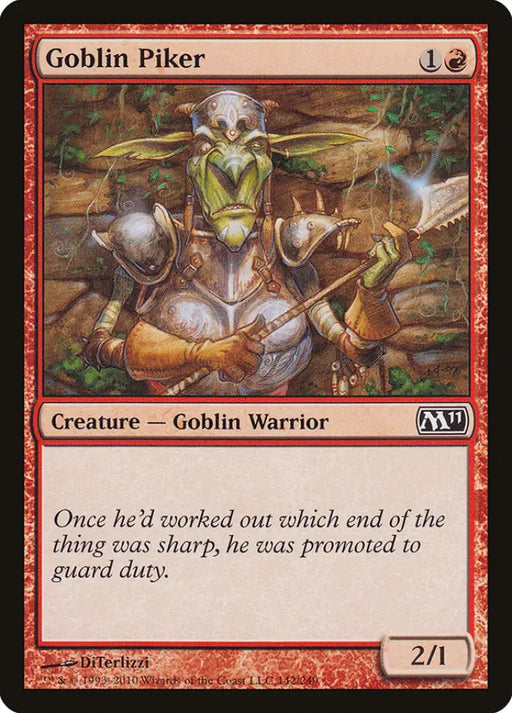 Goblin Piker [Magic 2011] - MTG Single