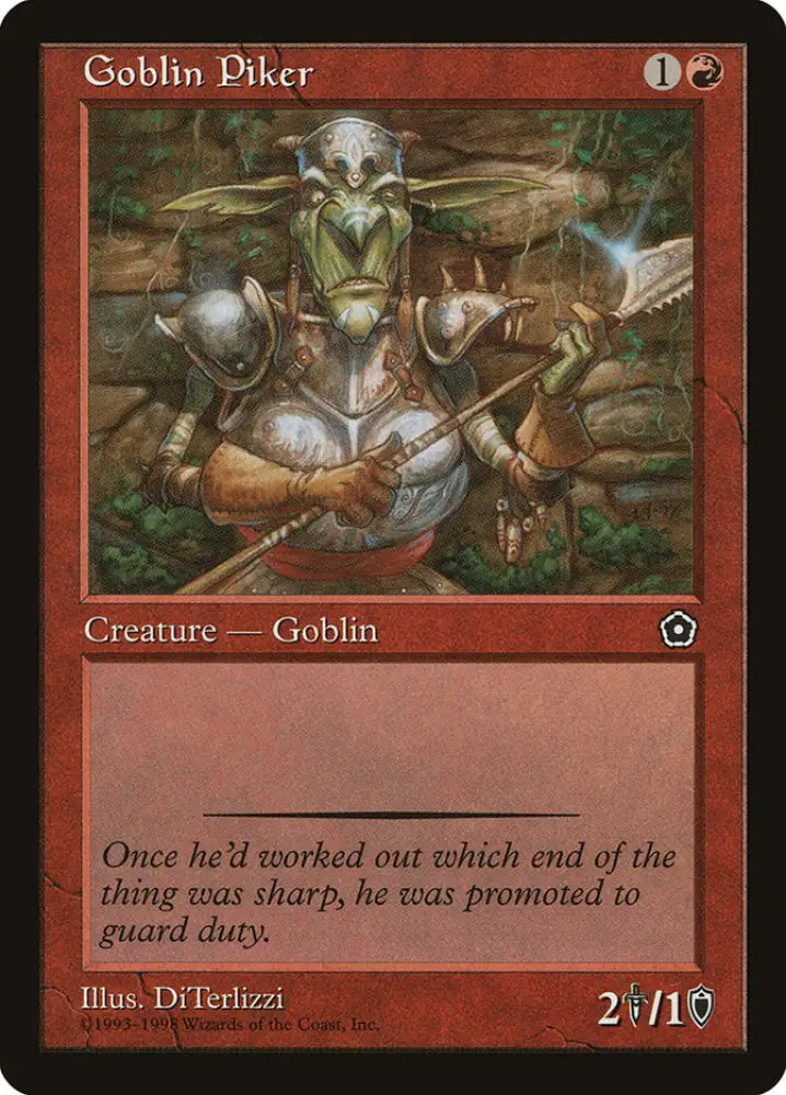 Goblin Piker [Portal Second Age] - MTG Single