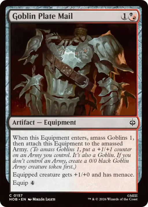 Goblin Plate Mail (157) [The Hobbit]