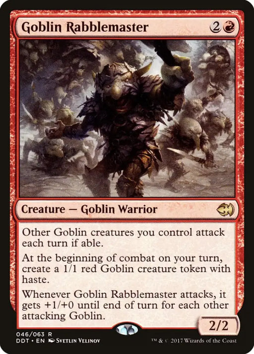 Goblin Rabblemaster [Duel Decks: Merfolk vs. Goblins] - MTG Single