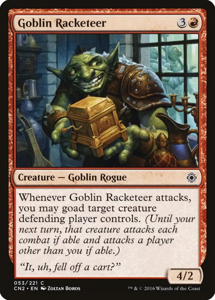 Goblin Racketeer [Conspiracy: Take the Crown] - MTG Single