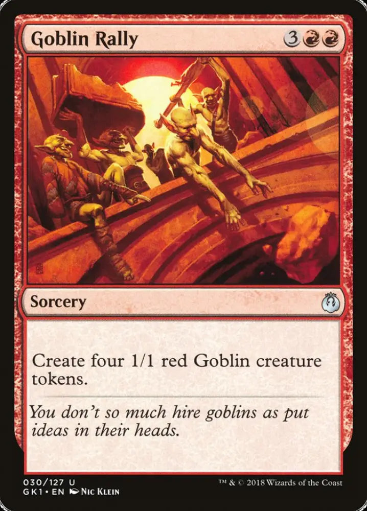 Goblin Rally [Guilds of Ravnica Guild Kit] - MTG Single