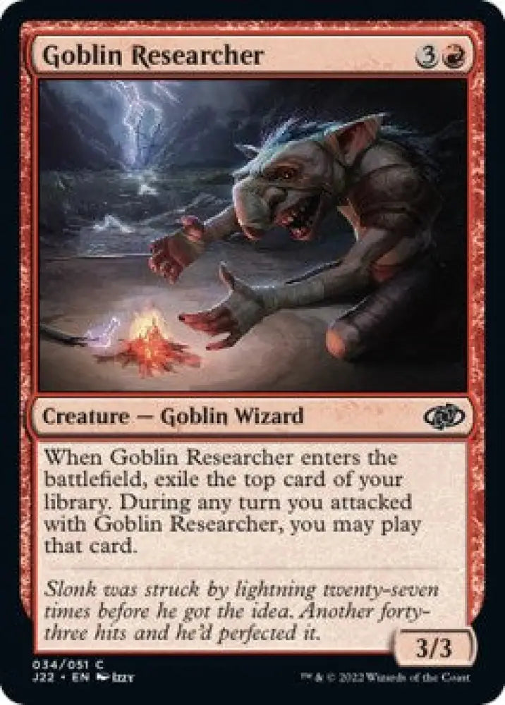 Goblin Researcher [Jumpstart 2022] - MTG Single