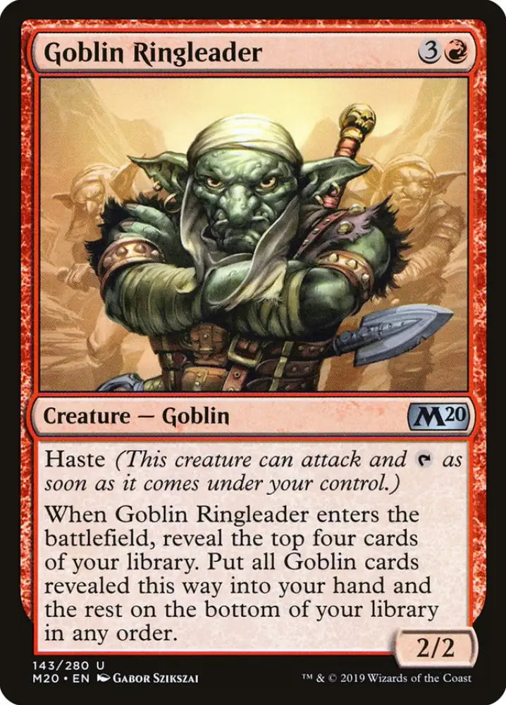 Goblin Ringleader [Core Set 2020] - MTG Single