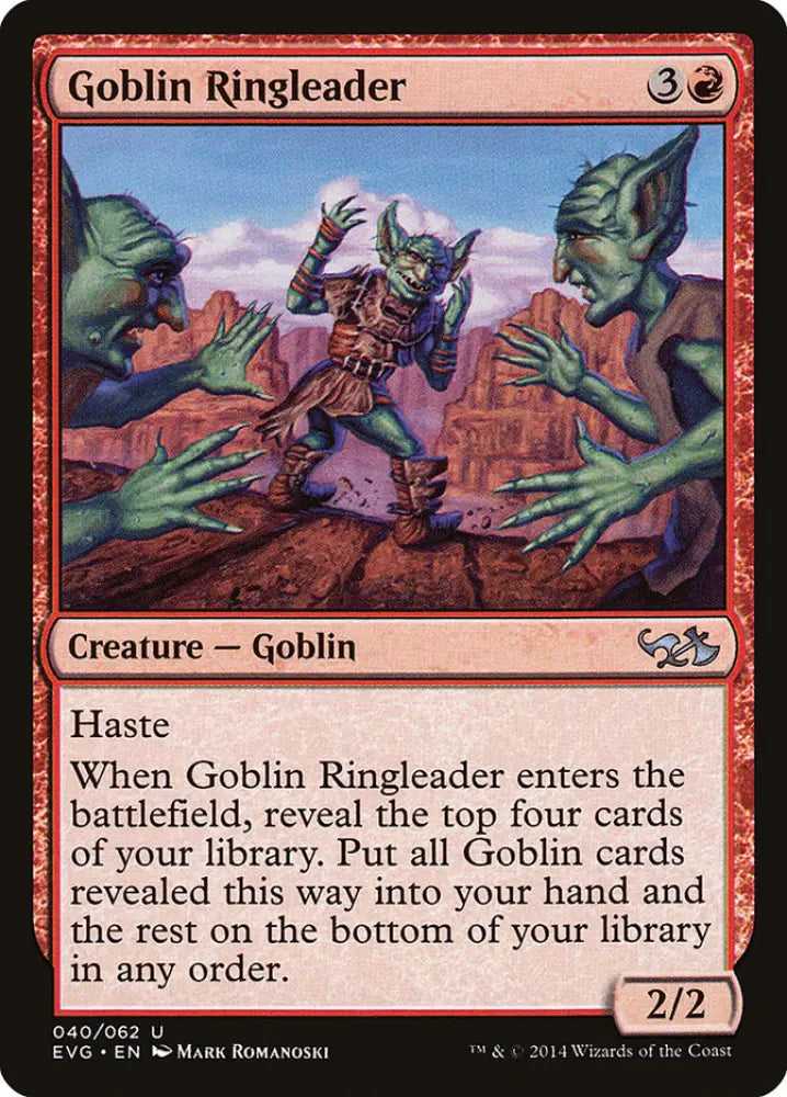 Goblin Ringleader (Elves vs. Goblins) [Duel Decks Anthology] - MTG Single