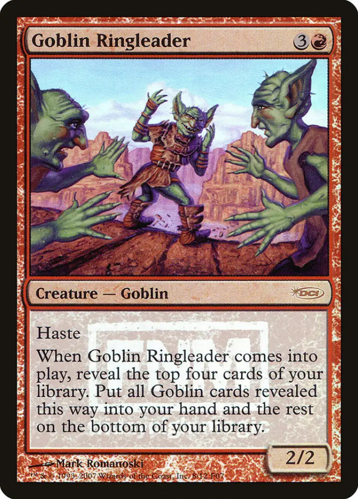 Goblin Ringleader [Friday Night Magic 2007] - MTG Single