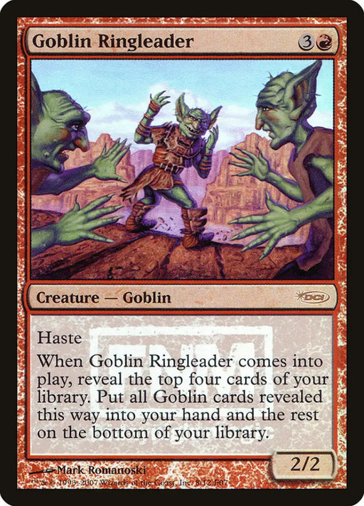 Goblin Ringleader [Friday Night Magic 2007] - MTG Single