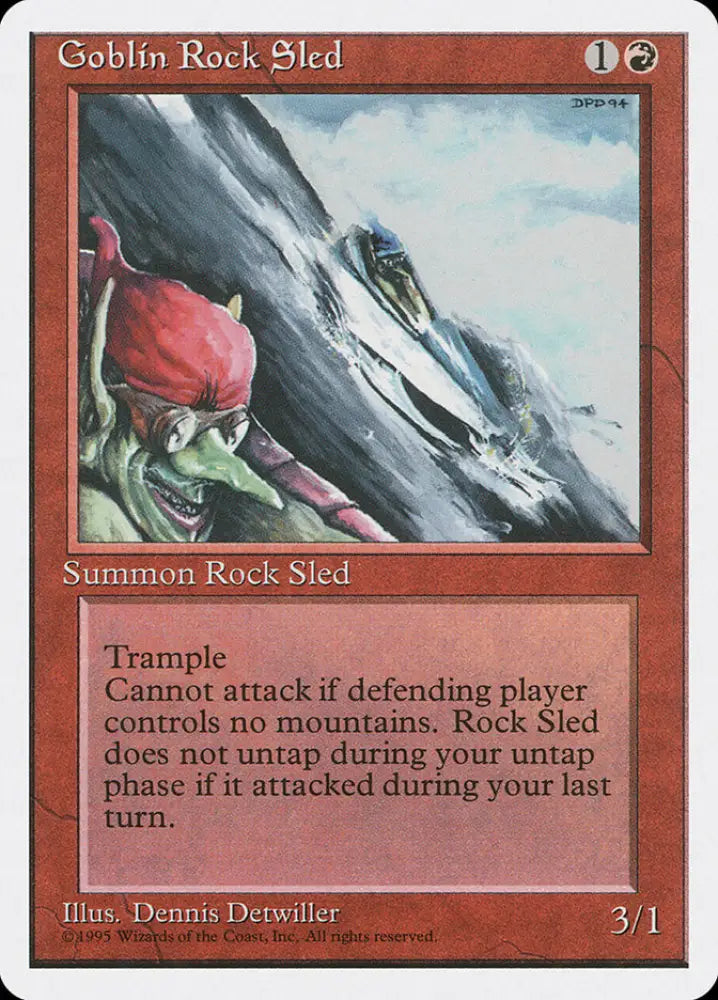 Goblin Rock Sled [Fourth Edition] - MTG Single