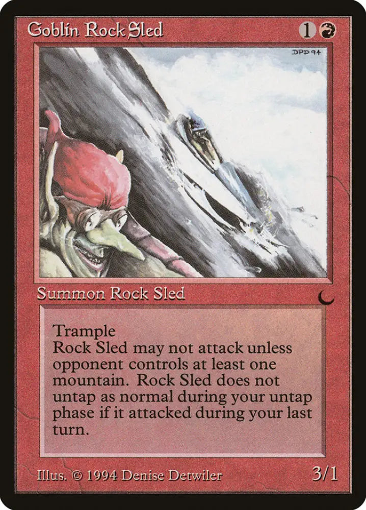 Goblin Rock Sled [The Dark] - MTG Single