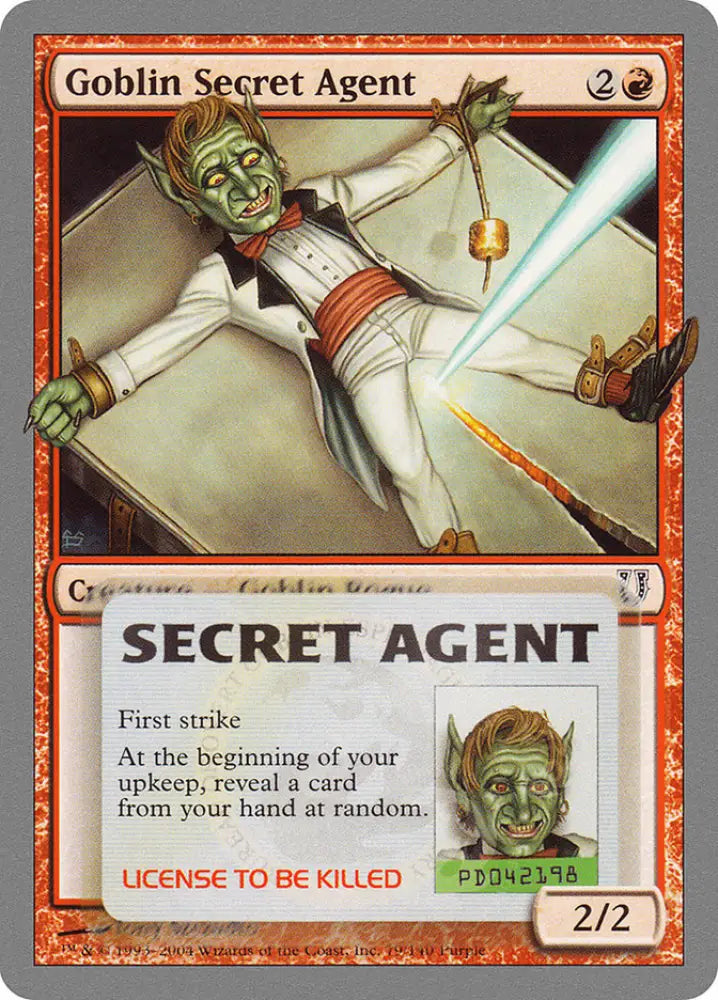 Goblin Secret Agent [Unhinged] - MTG Single
