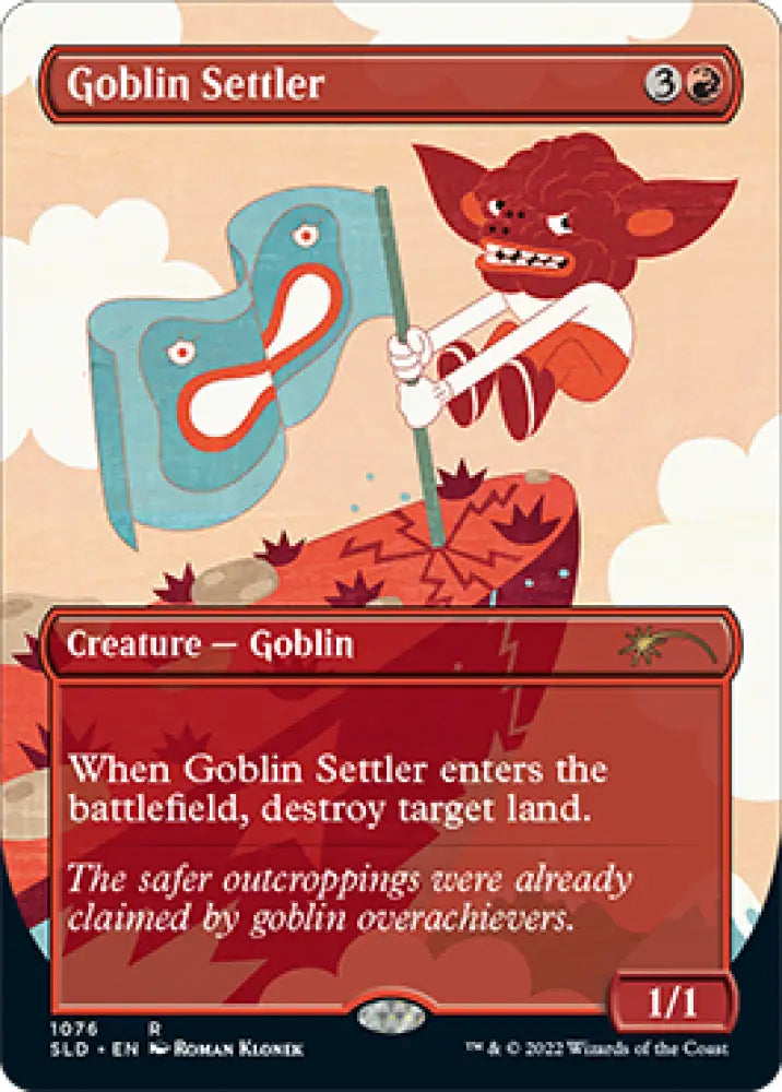 Goblin Settler (Borderless) [Secret Lair Drop Series] - MTG Single
